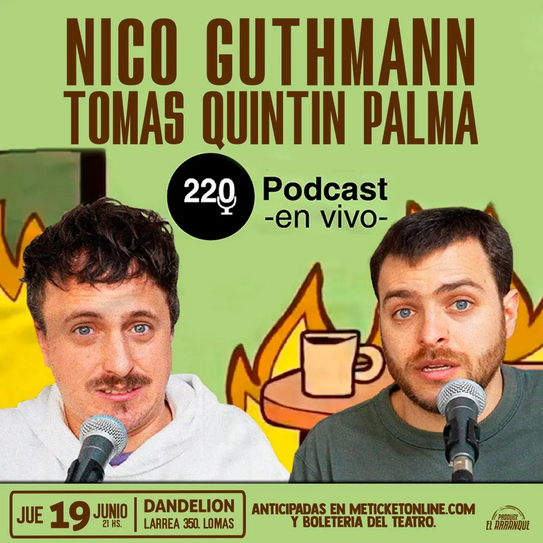Flyer del evento 220 en vivo